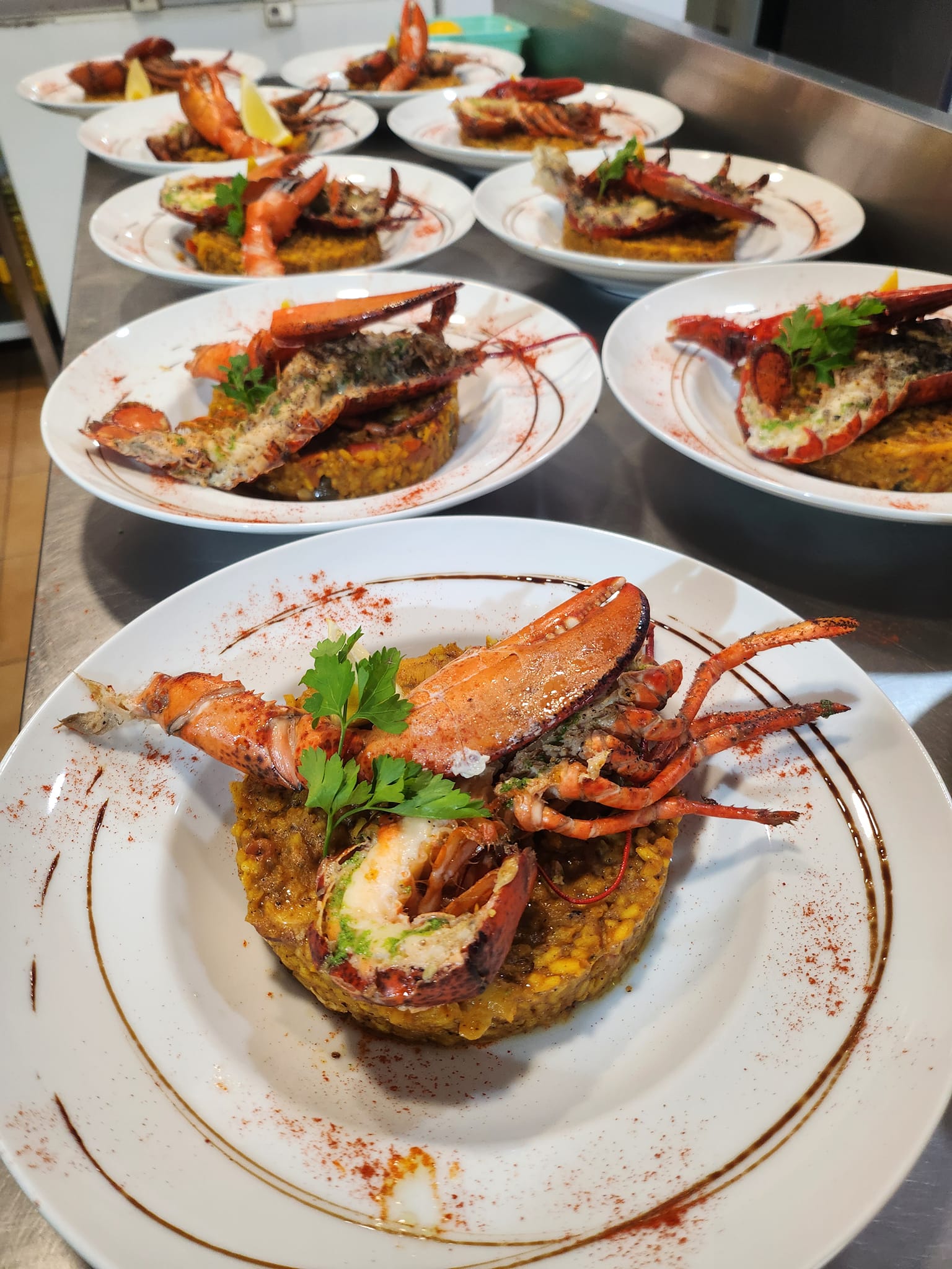 Paella de Bogavante
