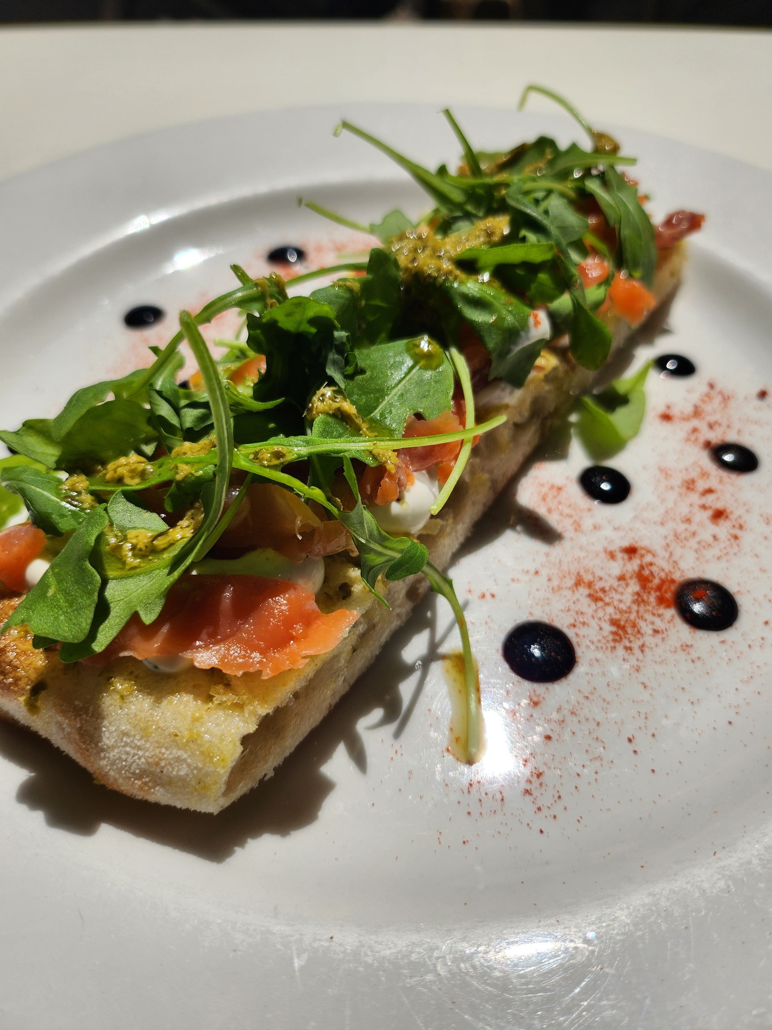 Bruschetta de Salmón Ahumado